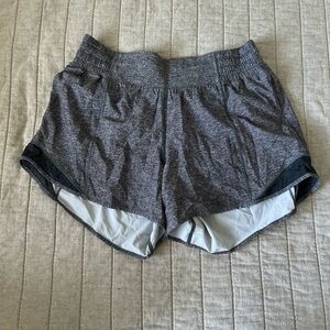 Lululemon Hotty Hot Grey Shorts